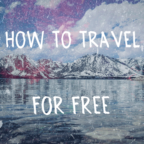 how to travel for free mountains and snow